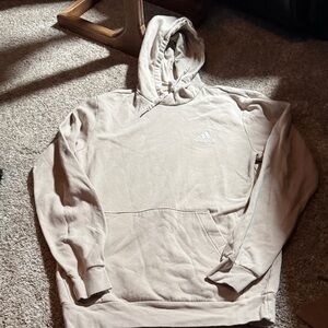 Adidas Men's Beige Hoodie